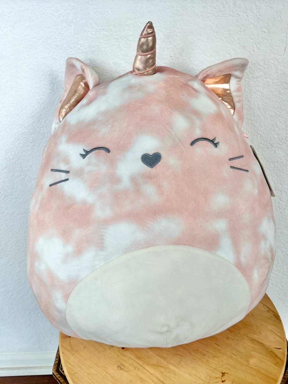 Squishmallows Feodora 20" XL Cat Unicorn Rosegold Plush Stuffed Toy Gift NWT